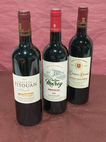 Vin rouge château TITOUAN les Chapelles 2019