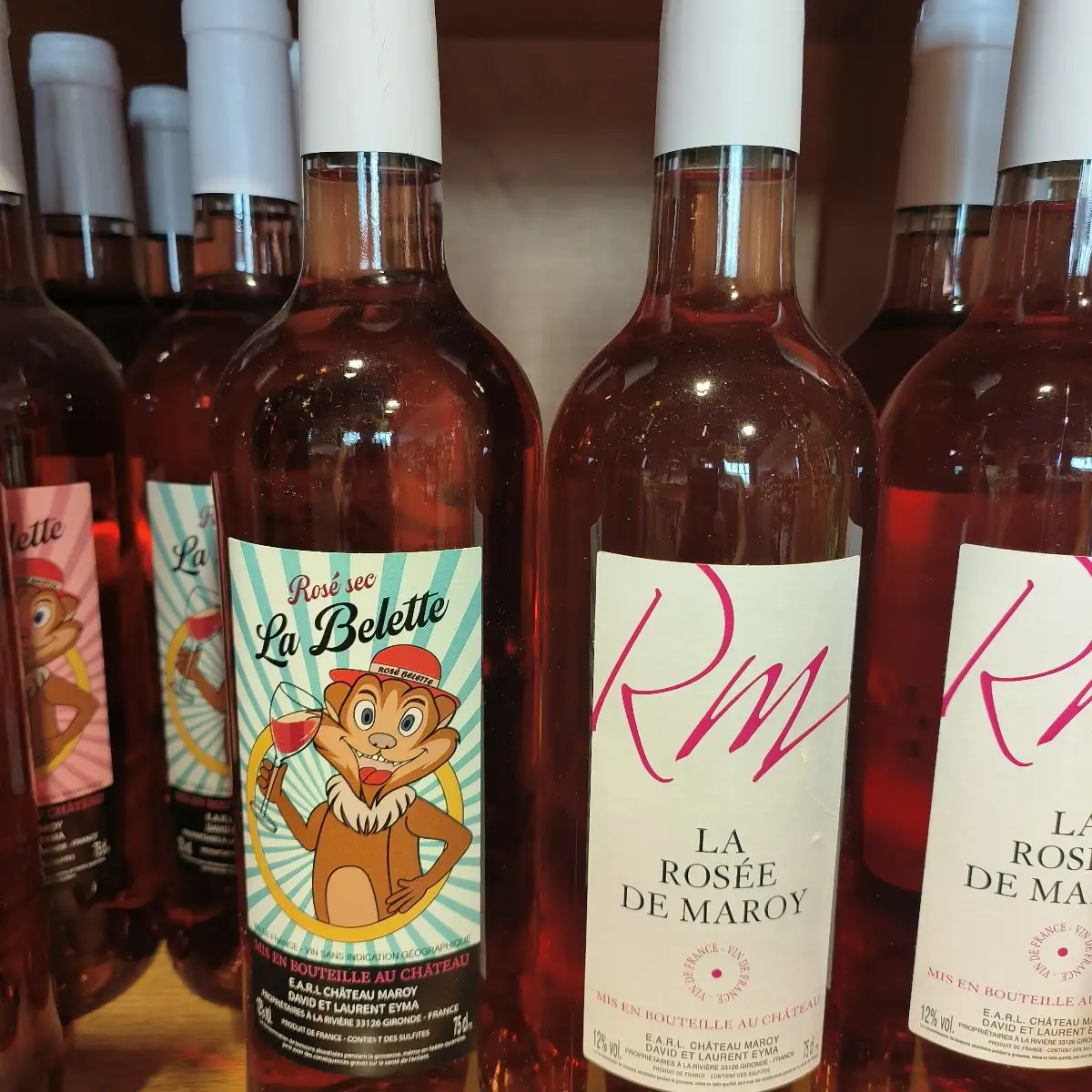 Vin rosé  Château Marou au choix