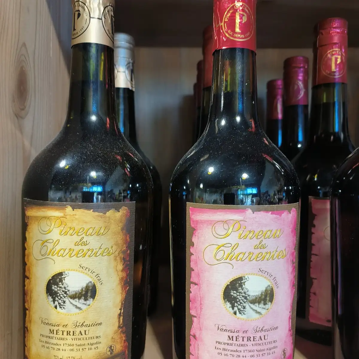 Pineau de Charente s au choix Local