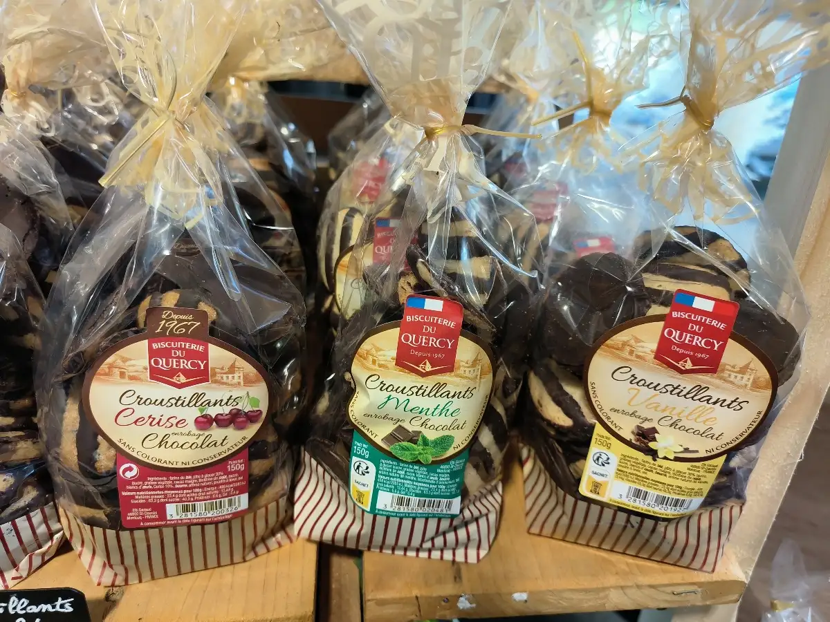 Croustillants enrobés chocolat au choix