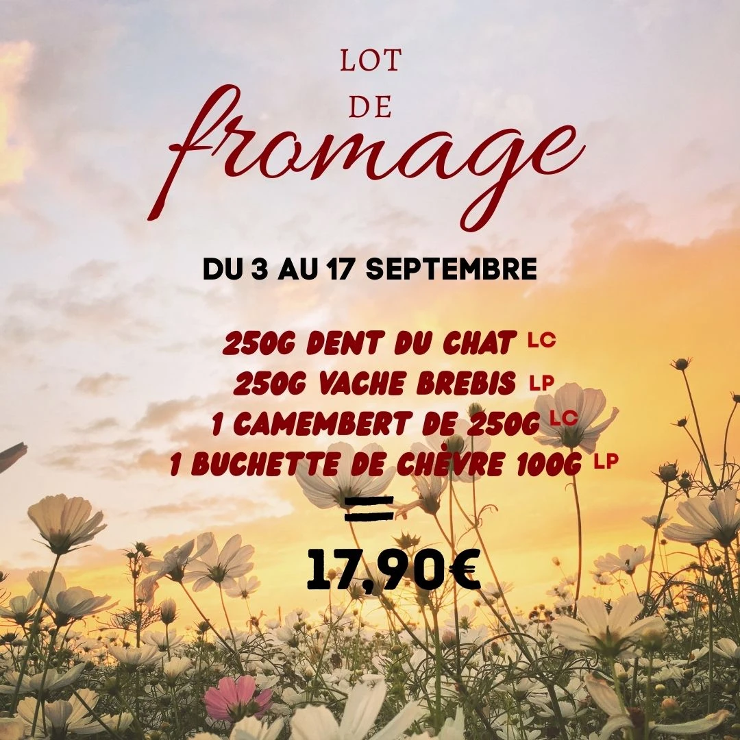 LOT de Fromage 17,90€