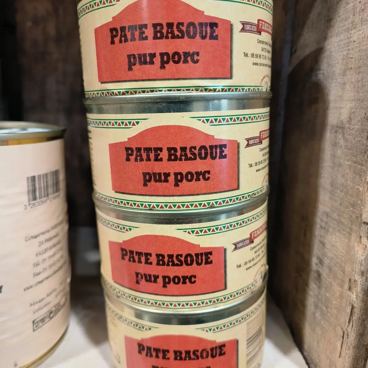Pâté Basque pur porc 200g