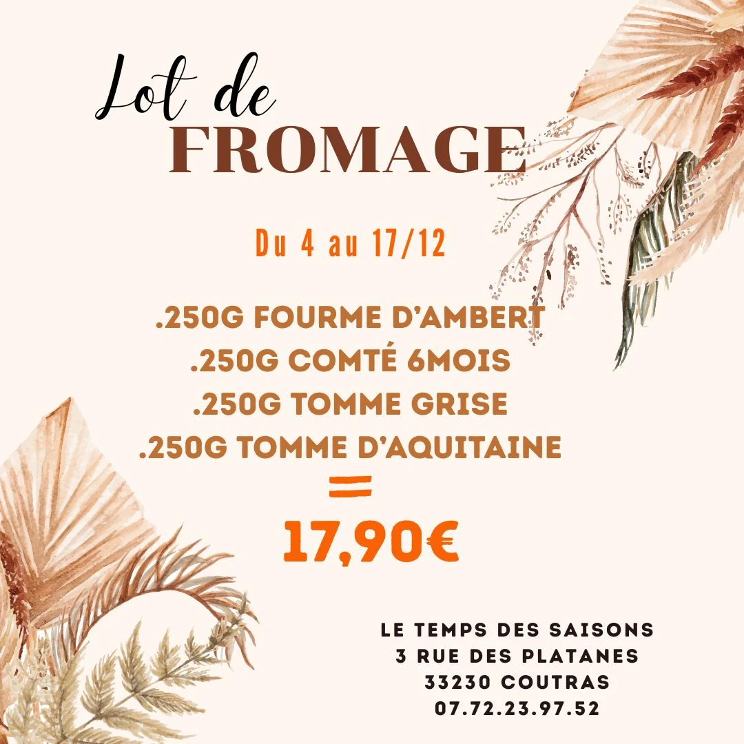 LOT de Fromage 17,90€