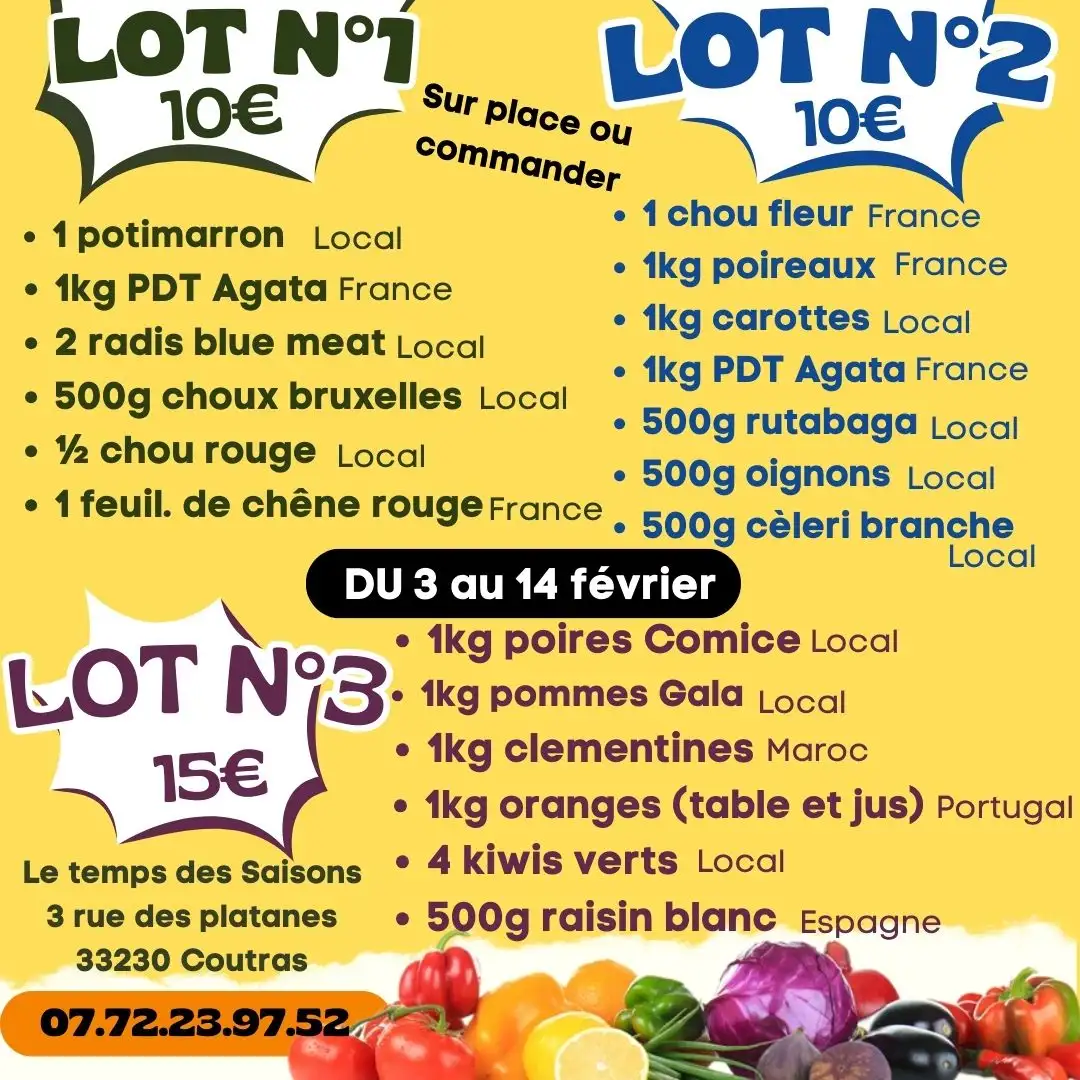 LOT N°1 = 10€
