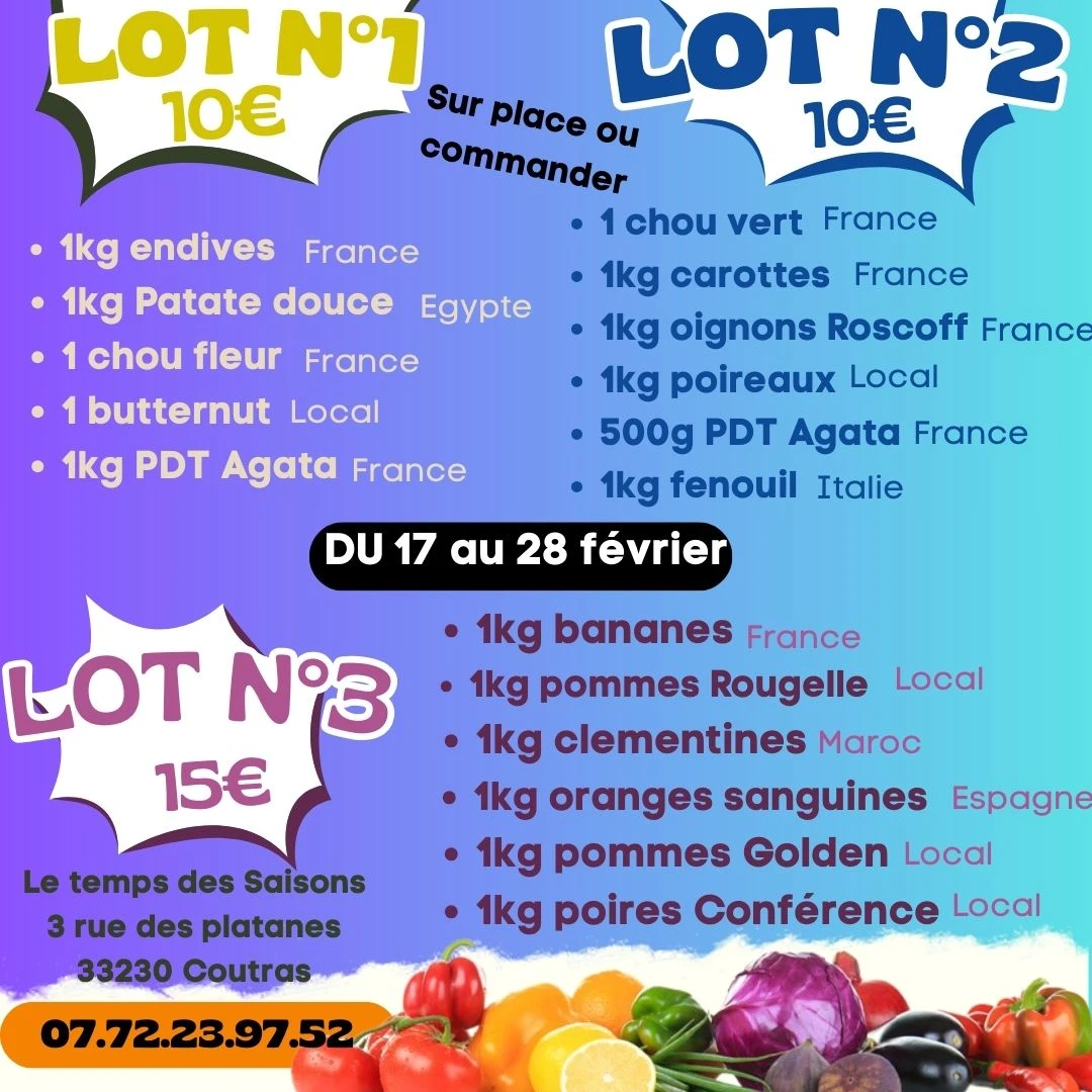 LOT N°2 = 10€
