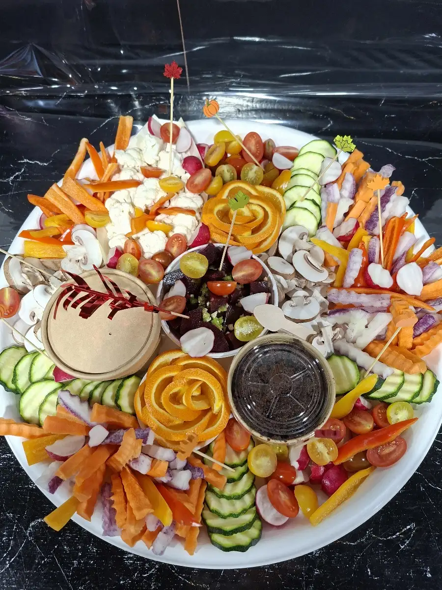 plateau légumes/crudités 15 personnes