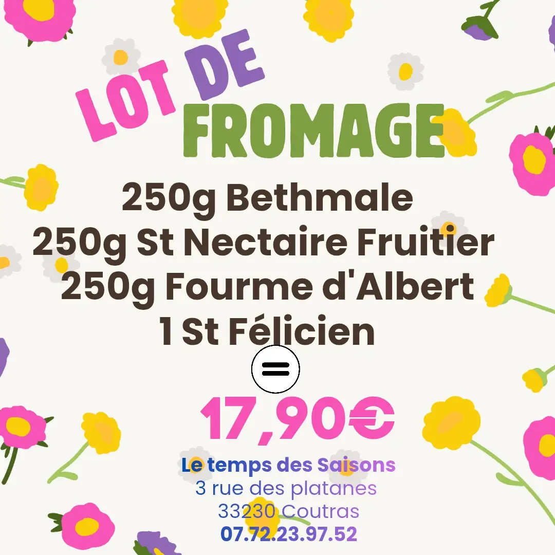 LOT de Fromage 17,90€