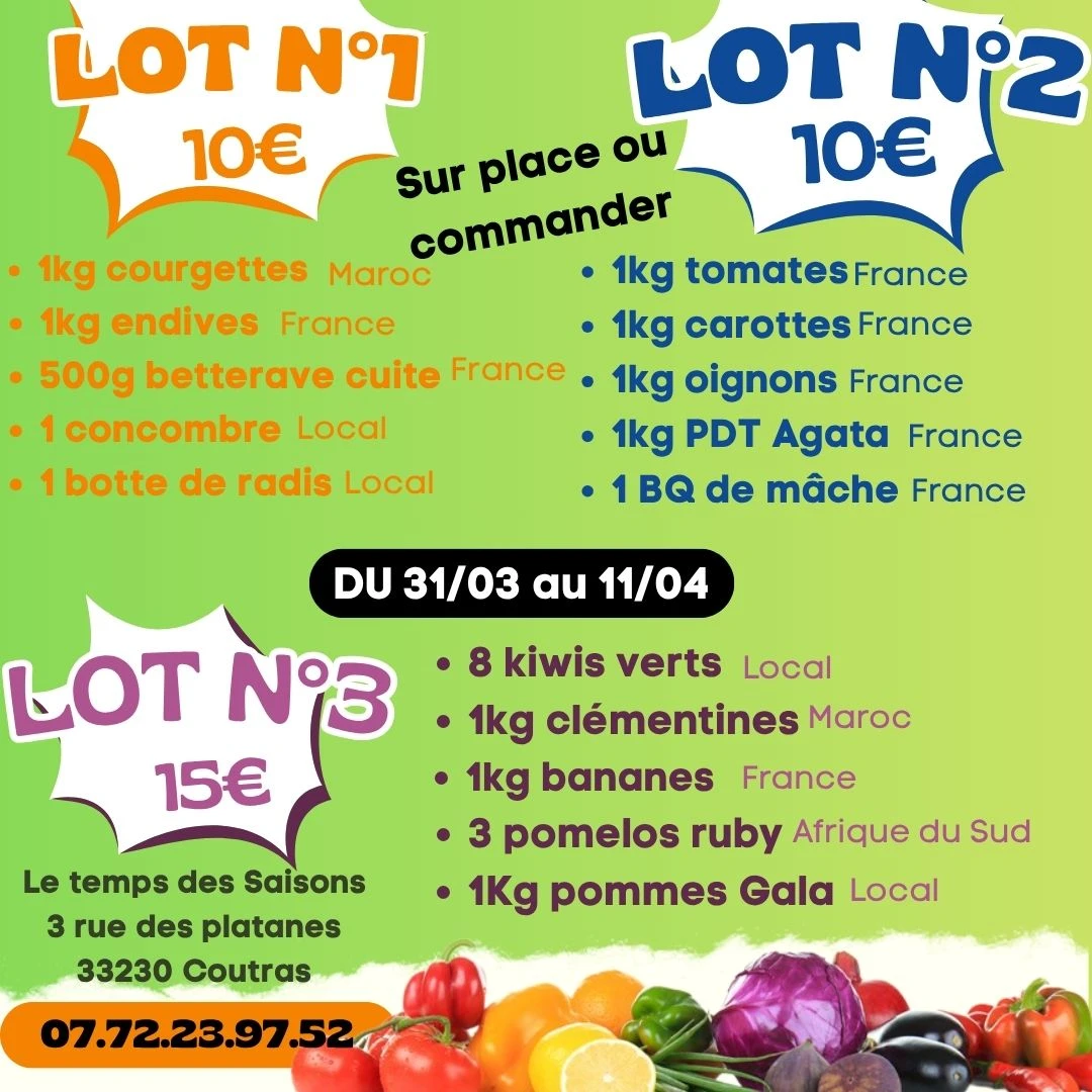 LOT N°2 = 10€