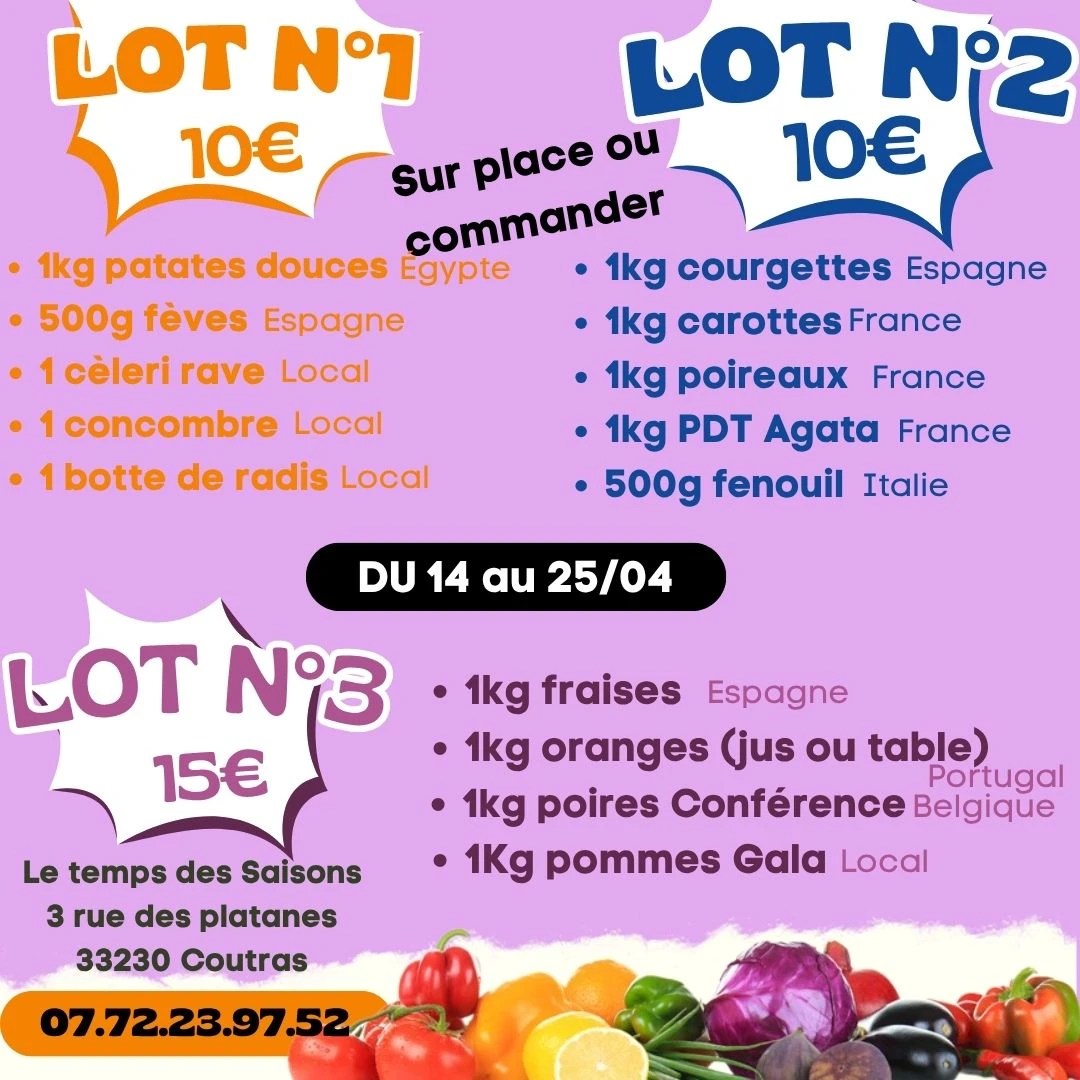 LOT N°1 = 10€