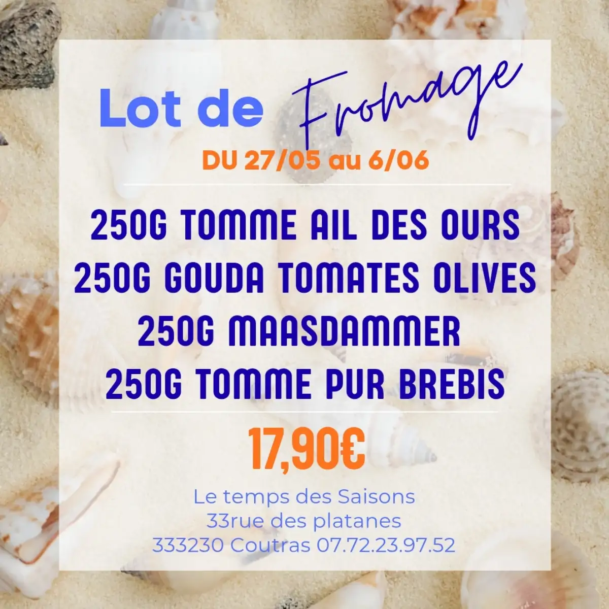 LOT de Fromage 17,90€