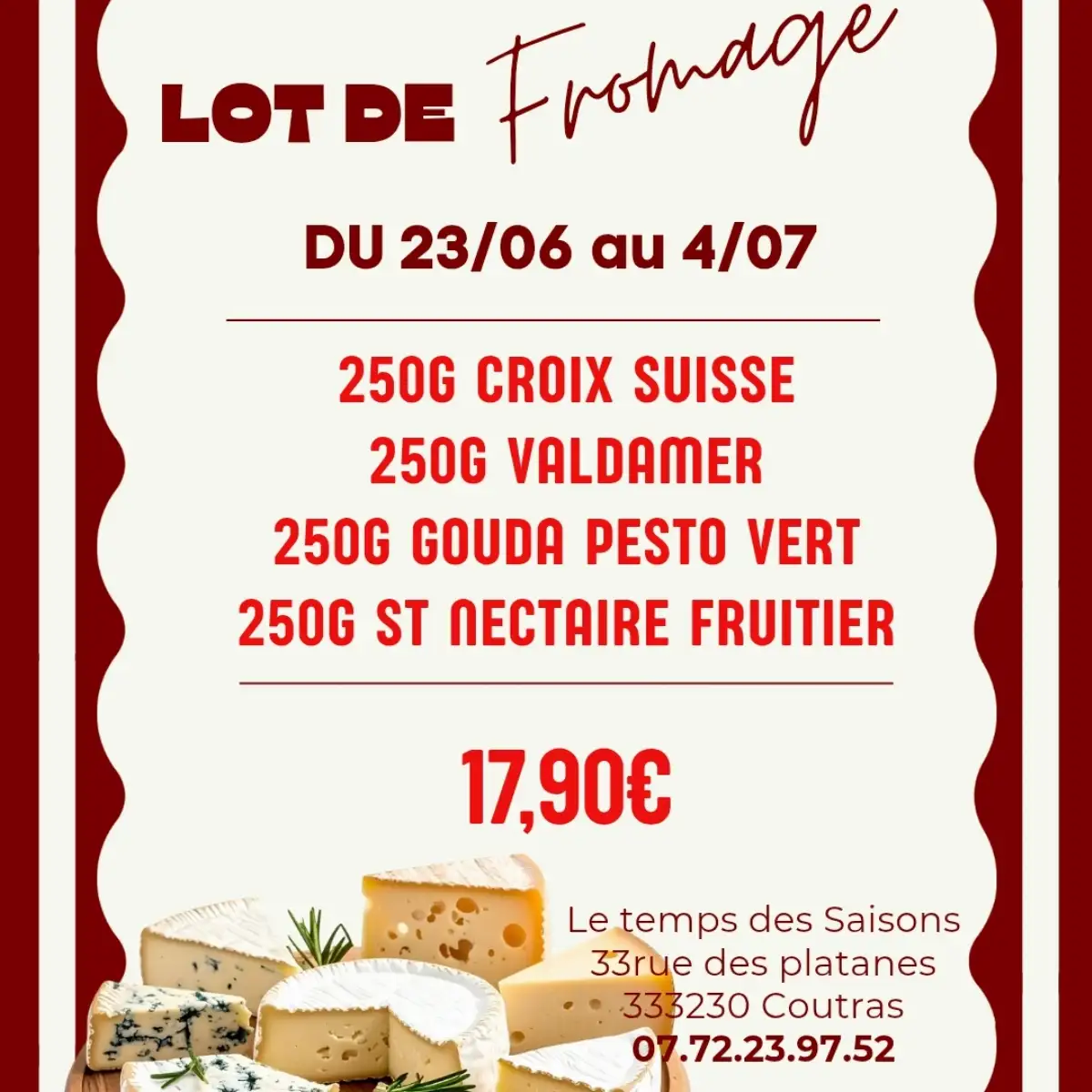 LOT de Fromage 17,90€