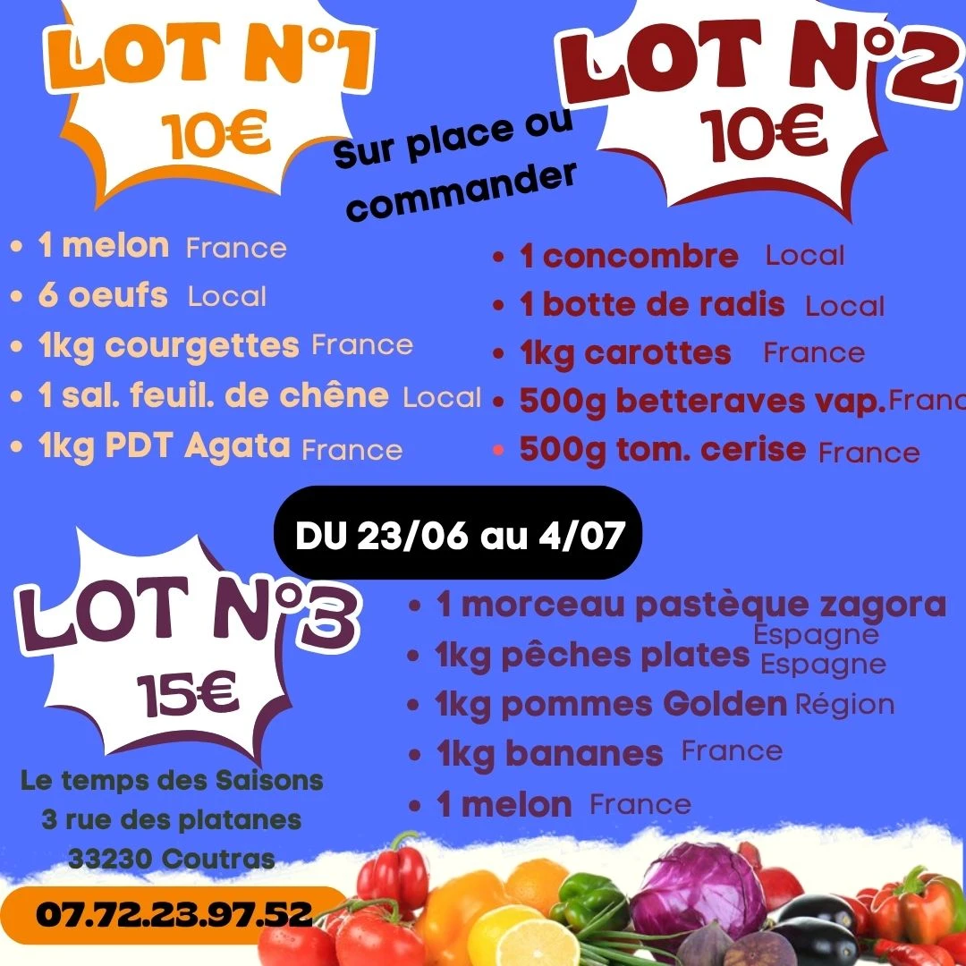 LOT N°1 = 10€