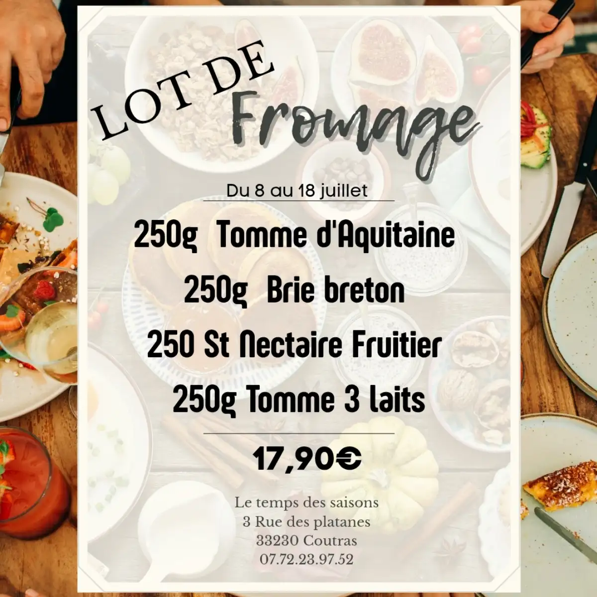 LOT de Fromage 17,90€