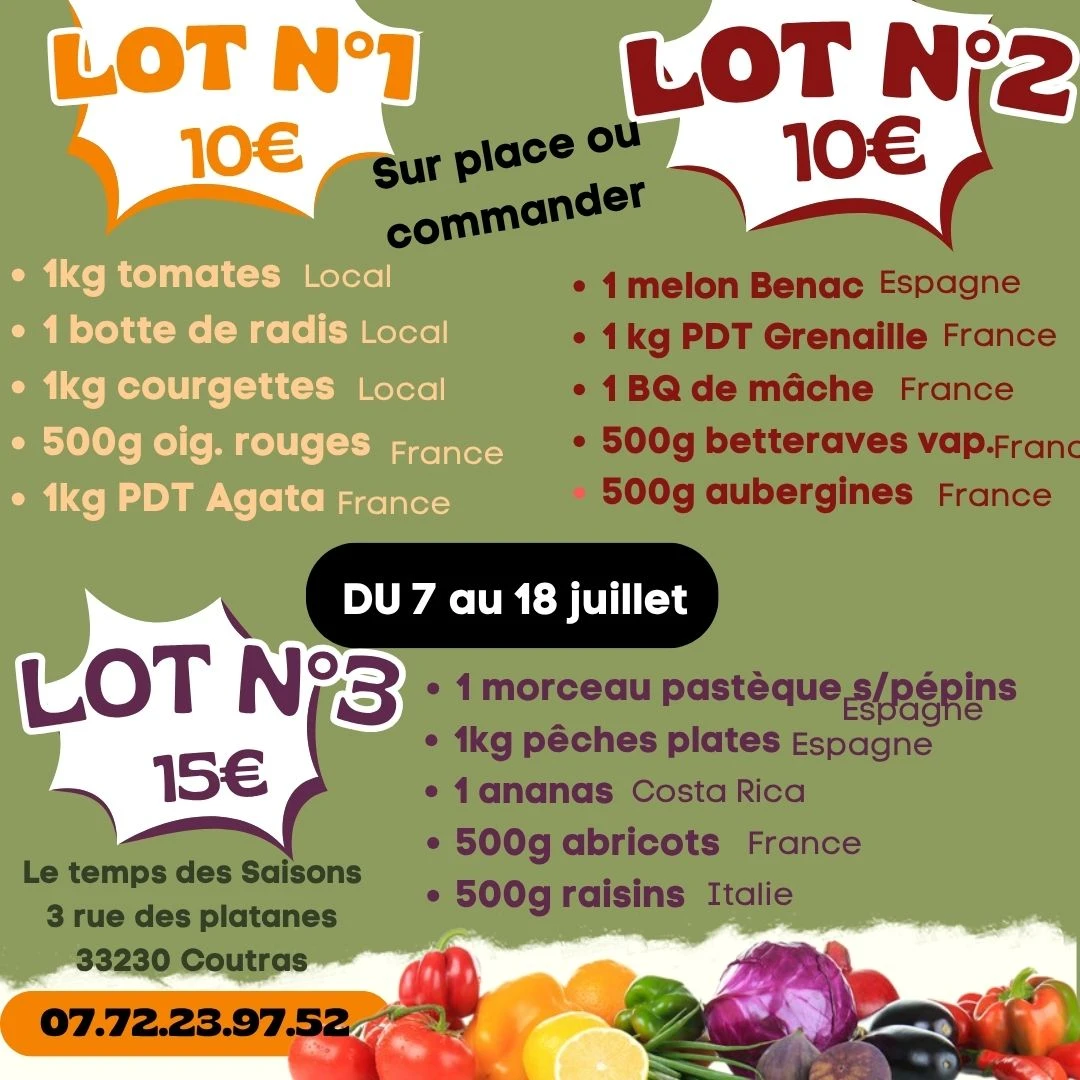 LOT N°2 = 10€