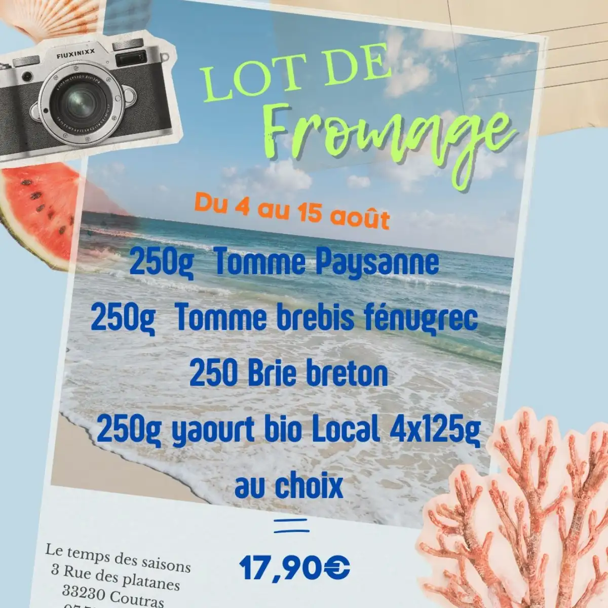 LOT de Fromage 17,90€
