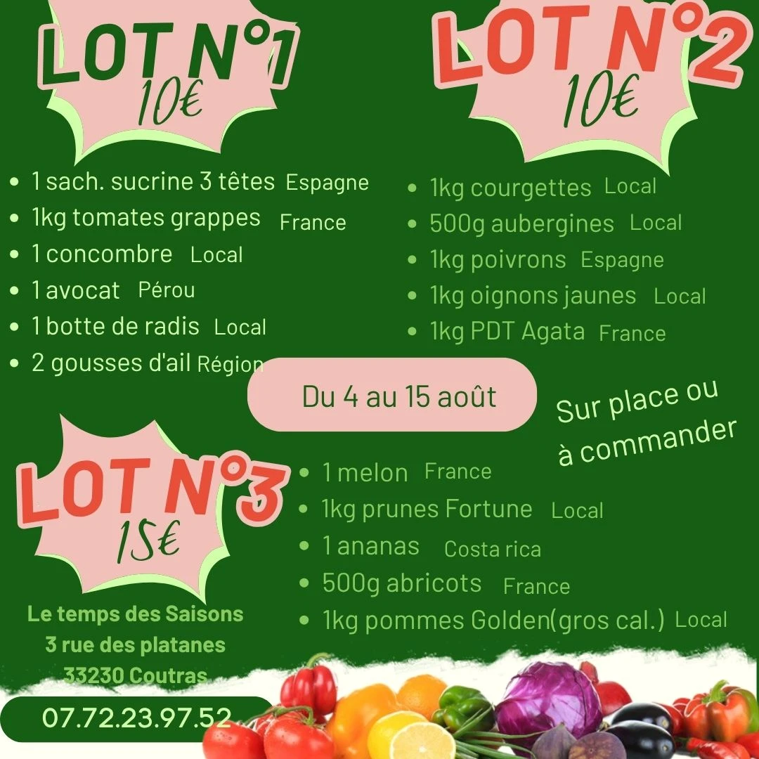 LOT N°2 = 10€