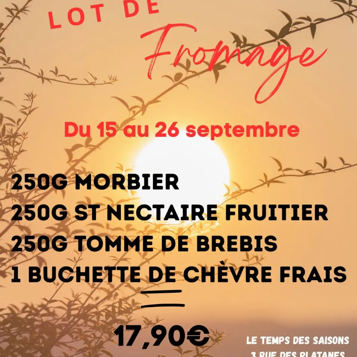 LOT de Fromage 17,90€