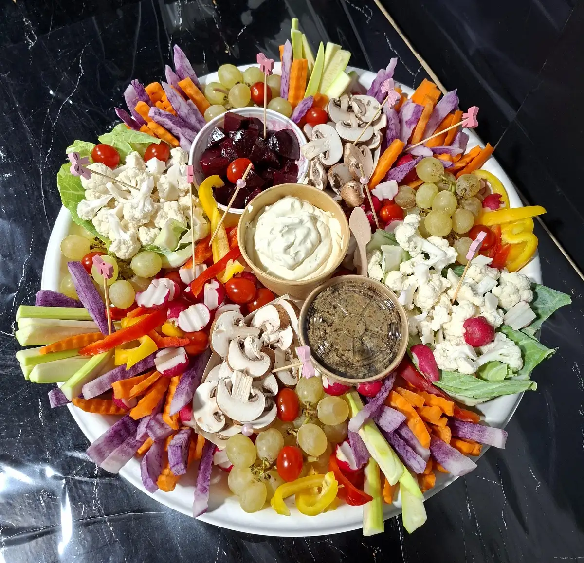plateau apéro légumes/crudités 5 personnes