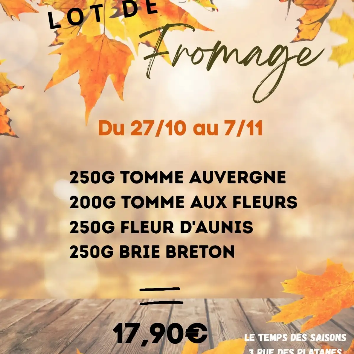 LOT de Fromage 17,90€