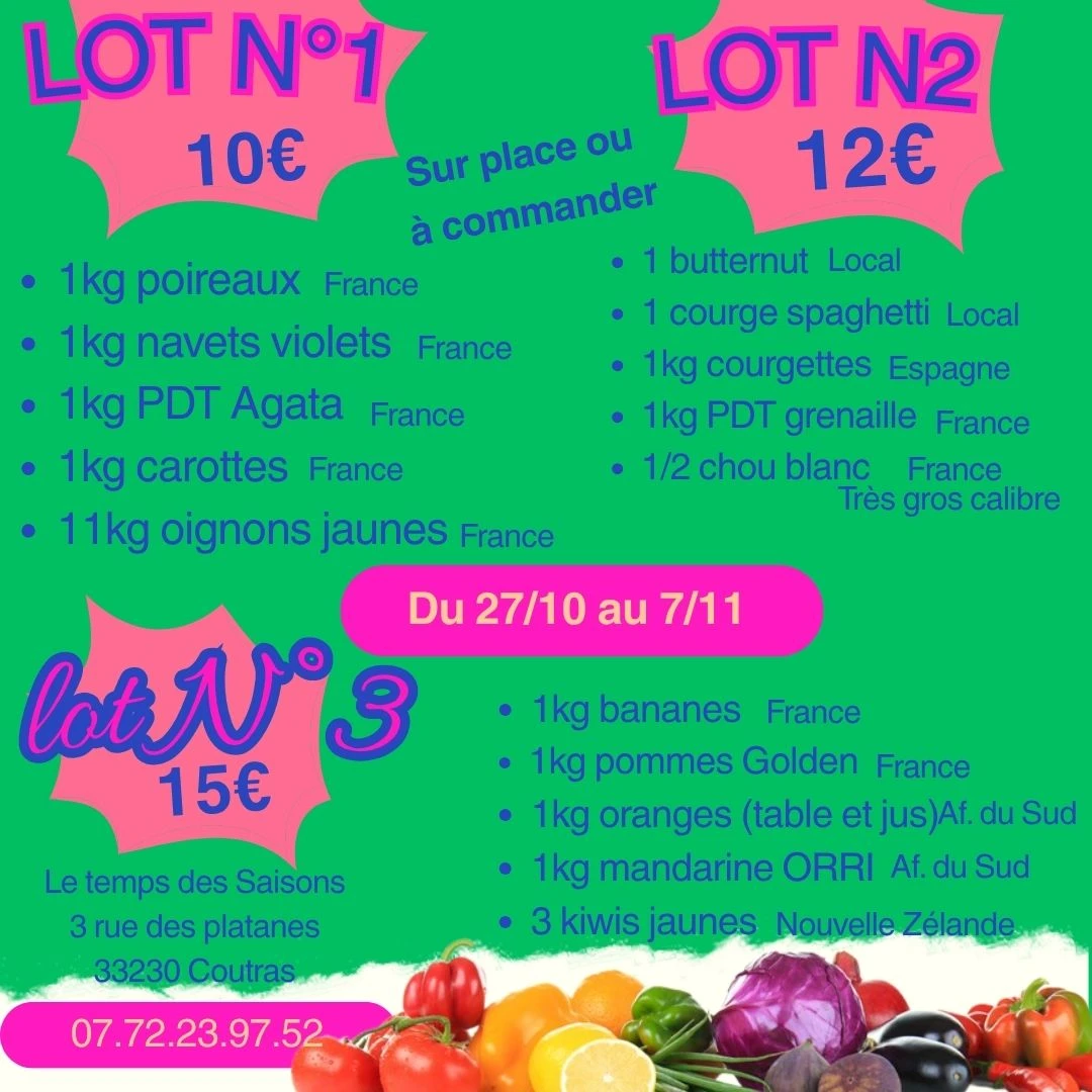 LOT N°1 = 10€